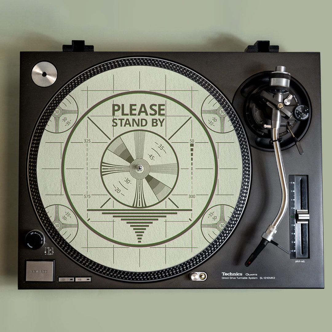 Please Stand by TV Test Pattern Record Player Slipmat - Etsy
