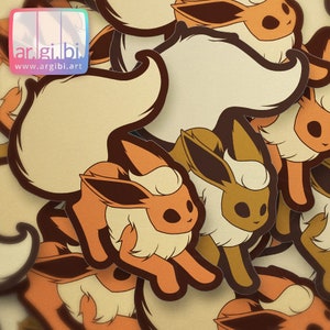 Eeveelutions Flareon Vinyl Sticker - Laptop Stickers - Water Bottle Stickers - Car Decal
