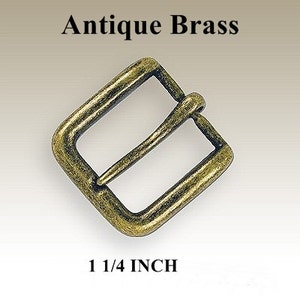 WAVE BELT BUCKLE - Antique Brass, Antique Nickel or Antique Copper - 1- 1/4 inch