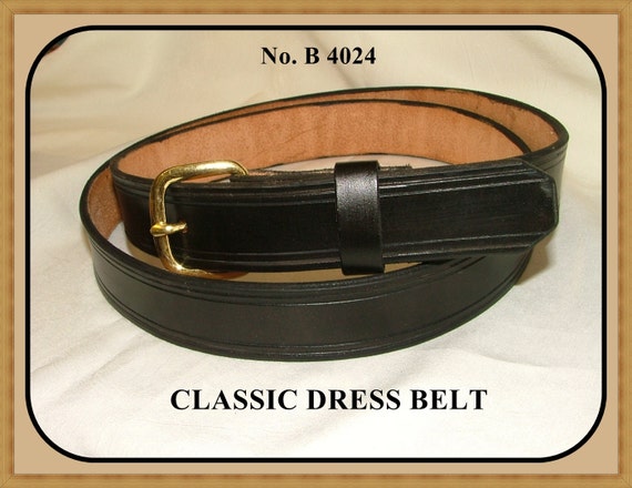 Handcrafted, Handmade, Hand Finished Leather Dress Belt No. B 4024 - 1_1/4 Inches Wide. Plain Dress Belt With a Border. - Etsy Handcrafted, Handmade, Hand Finished Leather Dress Belt No. B 4024 - 1_1/4 Inches Wide. Plain Dress Belt With a Border. - Etsy