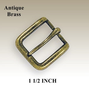 Leather Supply- Wave Belt Buckle 1-1/2”-Three Finishes - Leather Crafting Steampunk LARP Cosplay Renaissance