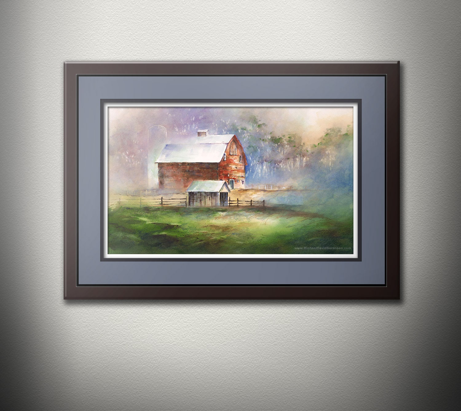 Rote Scheune Aquarell Druck - Bauernhaus Landhaus Wandkunst - Etsy  Österreich, image size:1500x1339