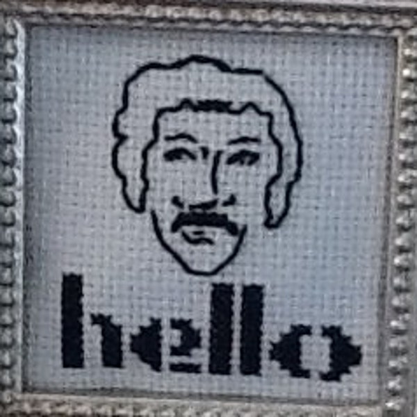 Hello Lionel Cross Stitch