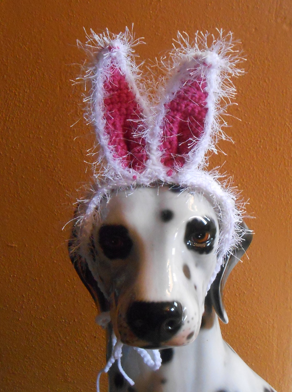 Large Dog Bunny Ears Crocheted Bunny Ears Headband Easter Etsy