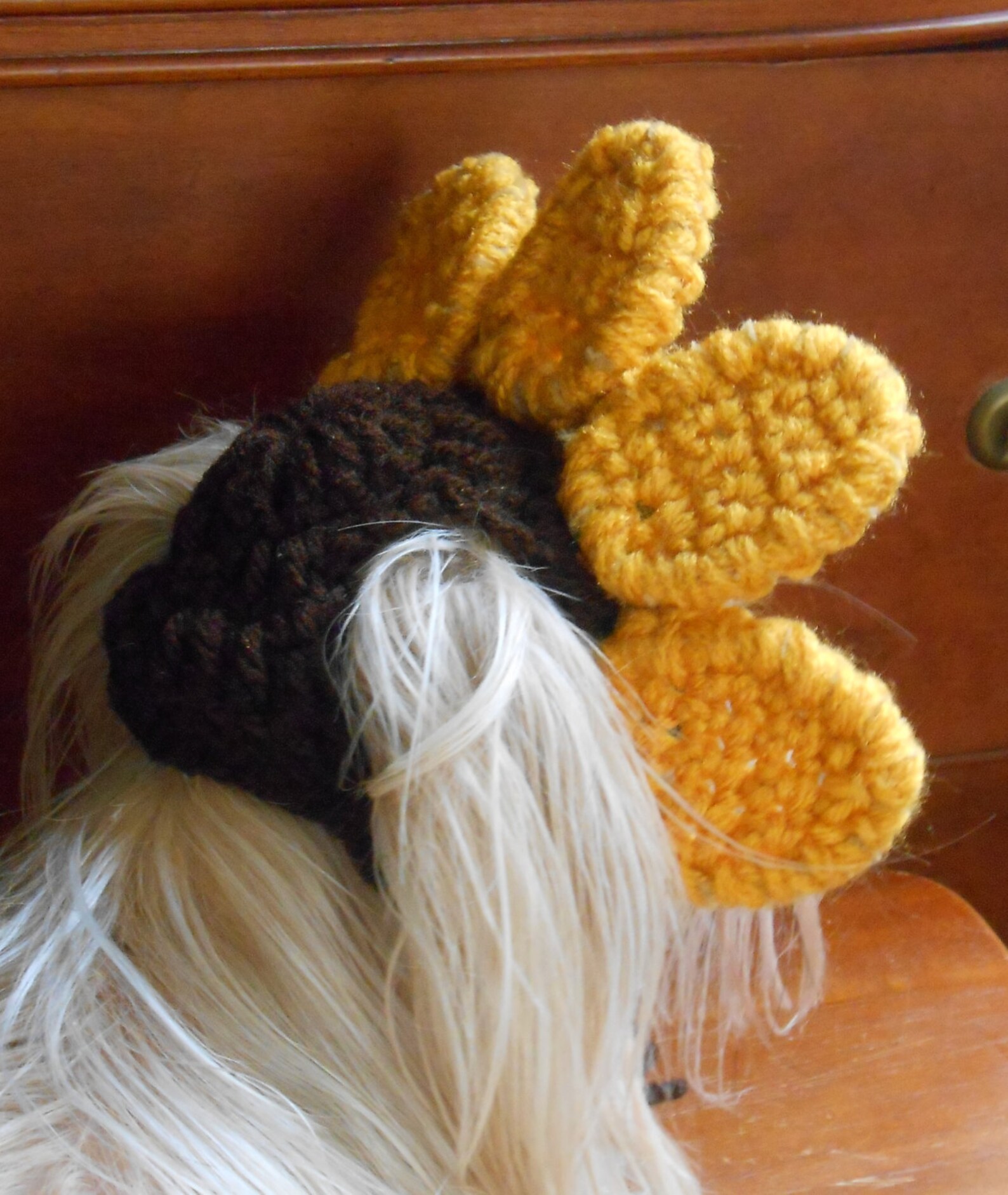 Crocheted Sunflower Hat for Cat or Dog Yellow Flower Hat for Etsy