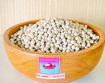 White Peppercorns - Safed Mirch - Pure and Authentic