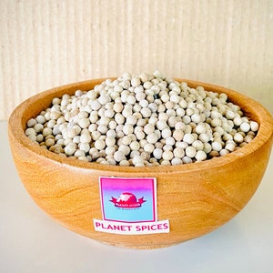 White Peppercorns - Safed Mirch - Pure and Authentic