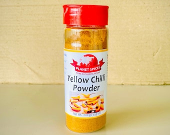 Yellow Chilli Powder - Pilli Mirch - Hot and Spicy