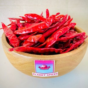Dried Red Chillies: Hot Lal Mirch Sabut Spice