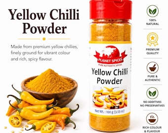 Gelbes Chilipulver – Pilli Mirch – Scharf und würzig