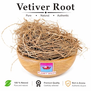 Vetiver Root - Khas Jad - Chrysopogon Zizanioides