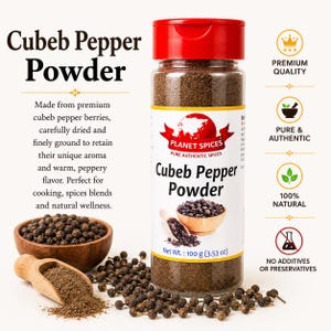 Kubebenpfefferpulver – gemahlener Piment – Kabab Chini Bild 1