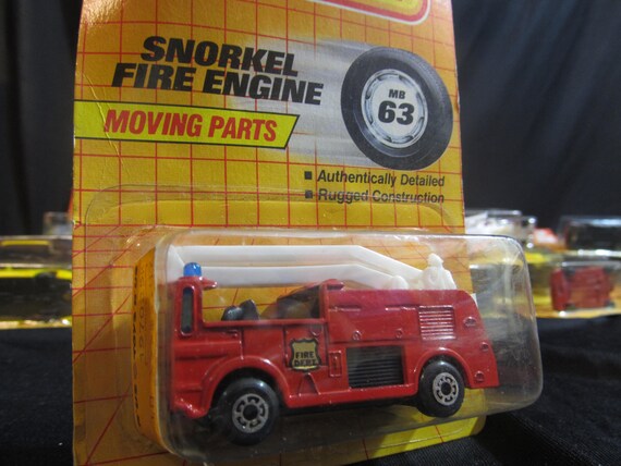 matchbox cars fire truck