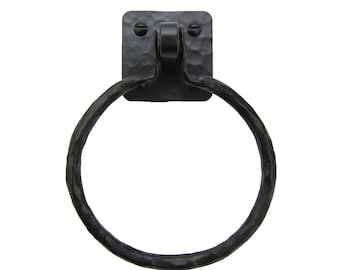 Farmhouse Wrought Iron Towel Ring BHR10