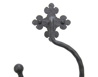 Rustic Spanish Club Open Iron Towel Ring BHR22
