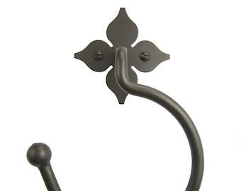 Classic Spanish Spade Iron Towel Ring SBHR4