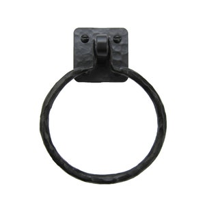 Farmhouse Wrought Iron Towel Ring BHR10