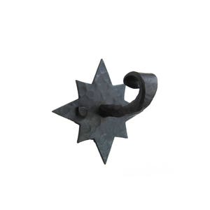 Rustic Star Wrought Iron Hook BHH8 - Etsy