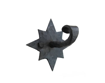 Rustic Star Wrought Iron Hook BHH8