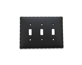 Classic Rancho Triple Toggle Switch Plate SEPH431