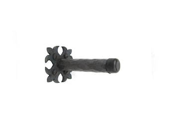 Rustic Spanish Fleur De Lis Wrought Iron Door Stop DS1