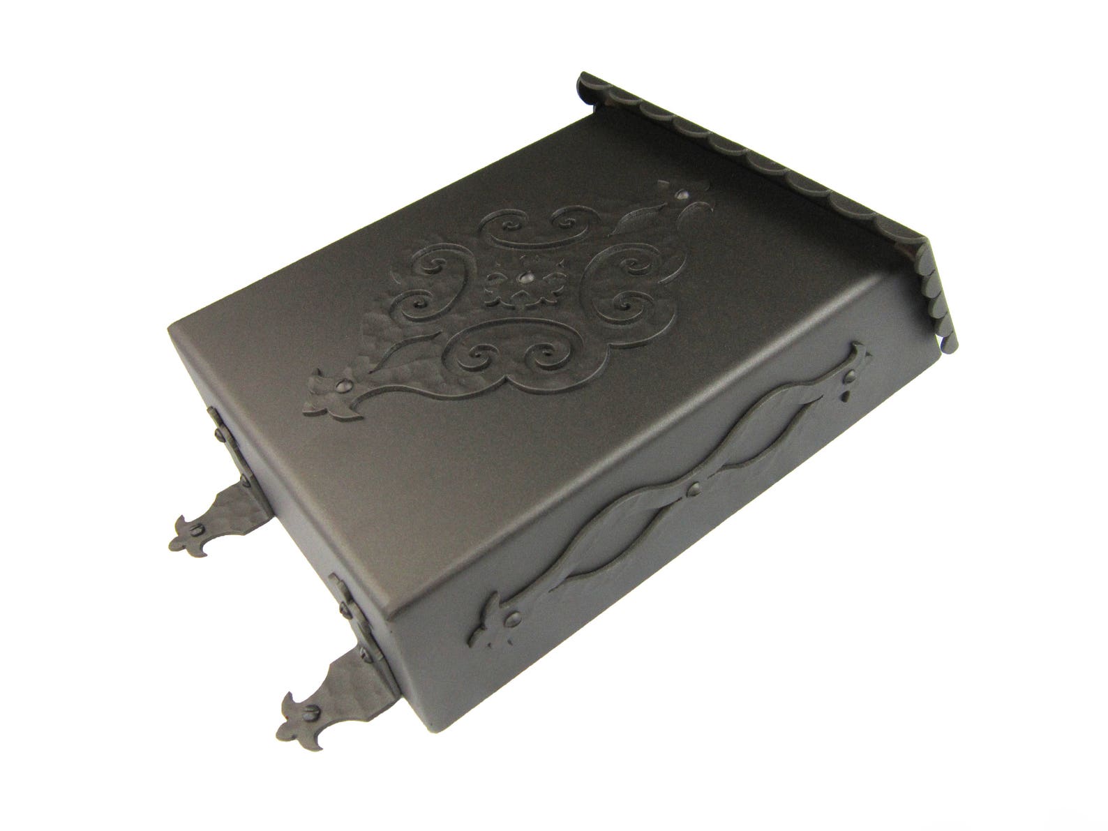 Spanish Revival Wrought Iron Mailbox Etsy