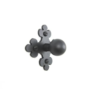 SHK20 Spanish style club cross iron cabinet knob smooth