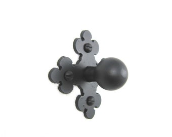 SHK20 Spanish style club cross iron cabinet knob smooth