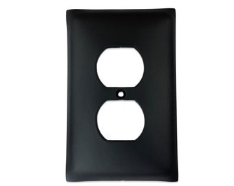 Classic Modern Farmhouse Iron Switch Plate Cover Single Duplex SEPH51