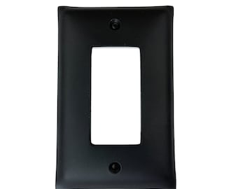 Classic Modern Farmhouse Iron Switch Plate Cover Single GFI SEPH53