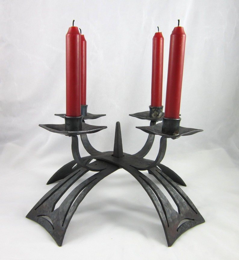 Archway of Light wrought iron candelabra Etsy