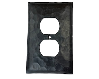 Rustic Farmhouse Iron Switch Plate Cover Single Duplex EPH51