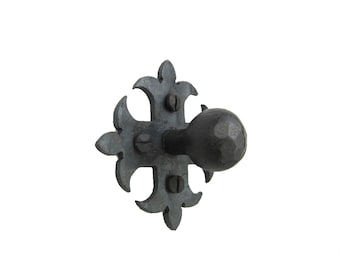 HK1 spanish revival hardware iron cabinet knob pull