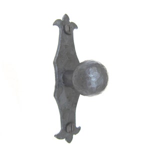 HK6 Spanish revival hardware rustic iron cabinet knob pull