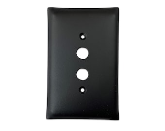 Classic Modern Farmhouse Iron Switch Plate Cover Single Push Button SEPH52