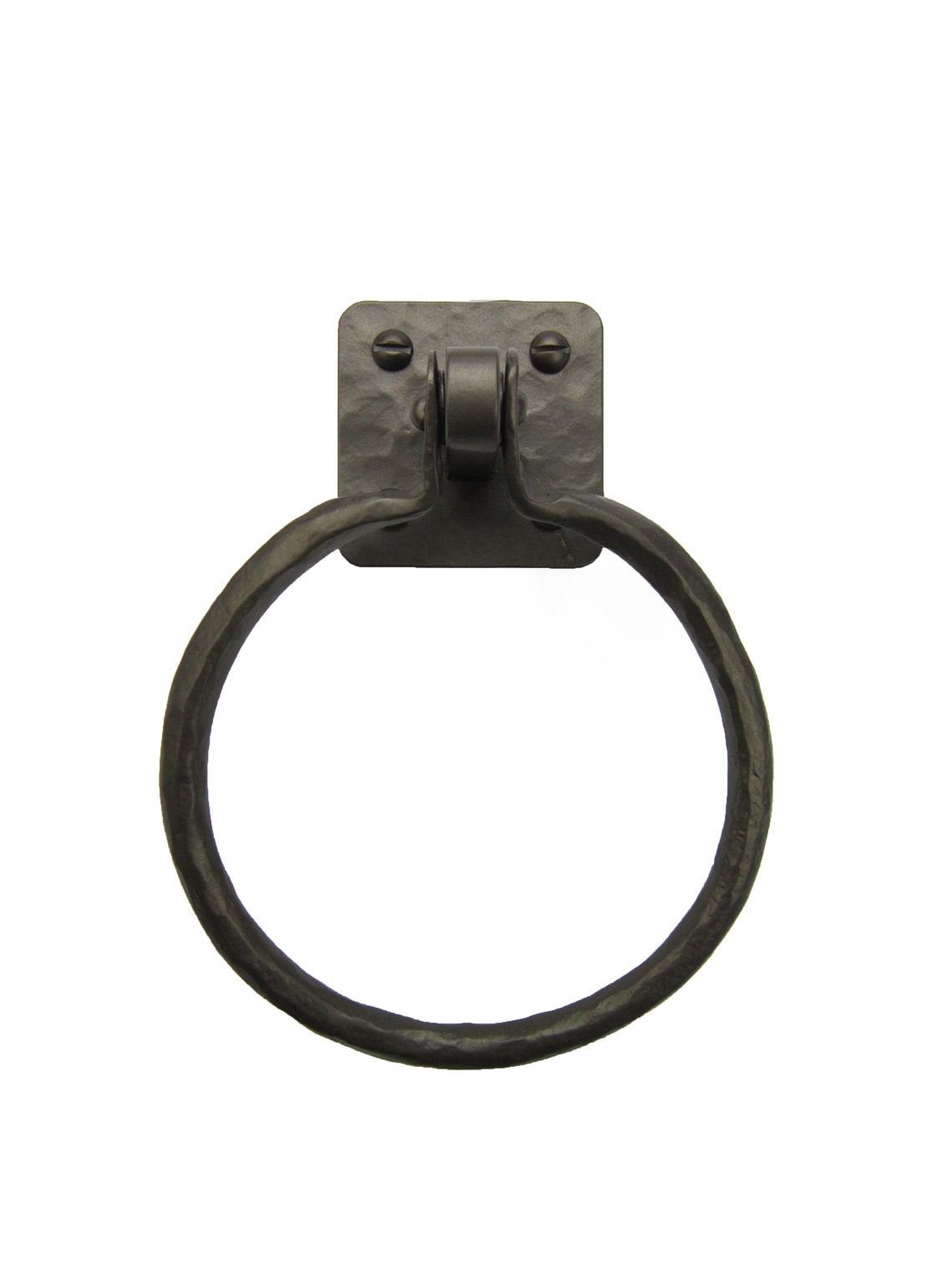 Farmhouse Wrought Iron Towel Ring BHR10 Etsy