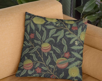William Morris Pomegranate Tapestry Pillow - Arts & Crafts Decor