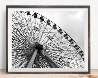 Texas Ferris Wheel, Texas State Fair, Dallas Wall Art, Ferris Wheel Art, Texas Wall Art, Texas Photography, Dallas Art, Dallas Photography