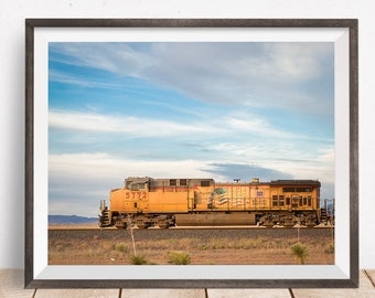 Train Photo, Train Photography, Train Wall Art, Union Pacific Photo, Texas Wall Art, Texas Photography, Texas Photo, Texas Artwork Train Art