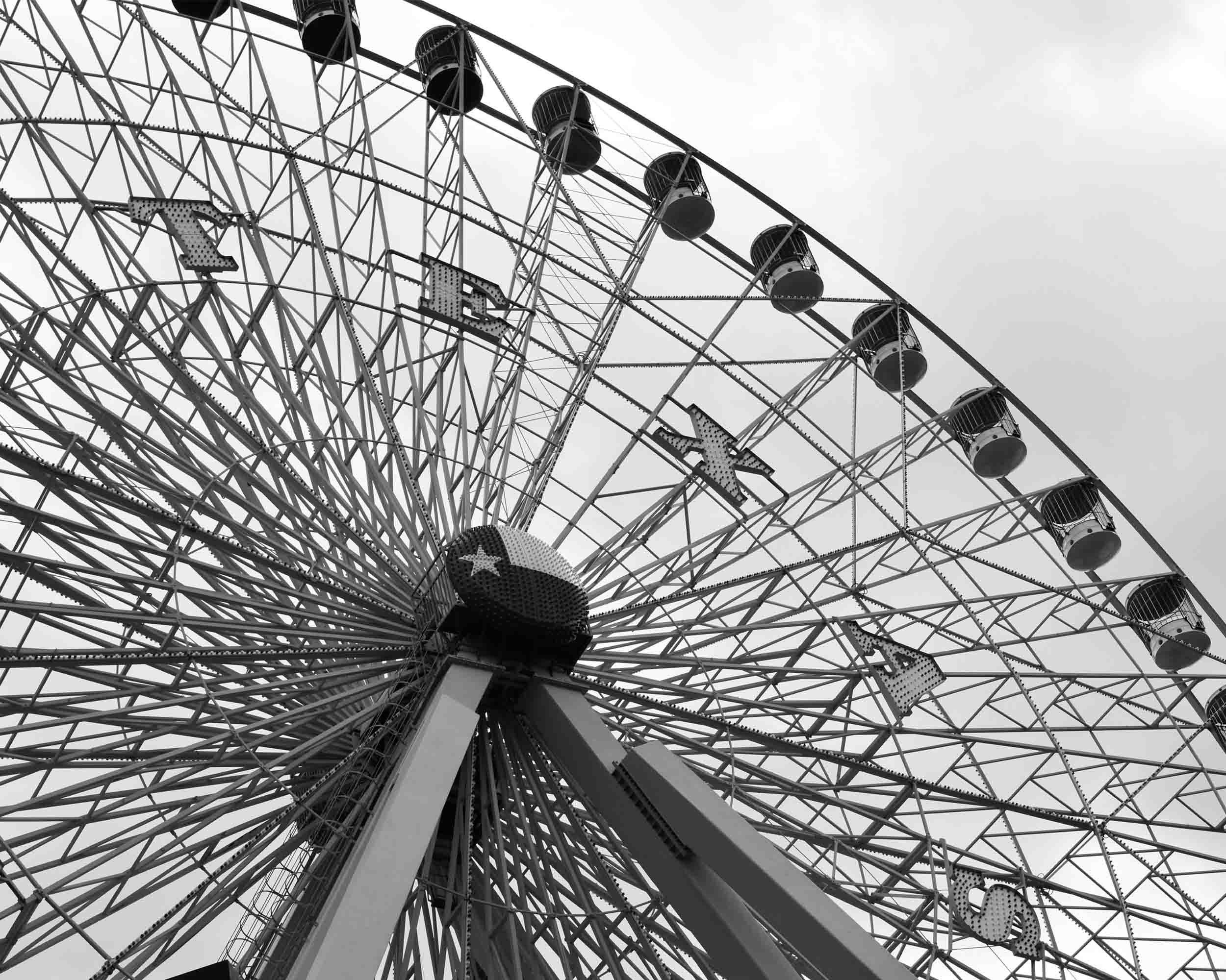 Texas Ferris Wheel Texas State Fair Dallas Wall Art Ferris - Etsy