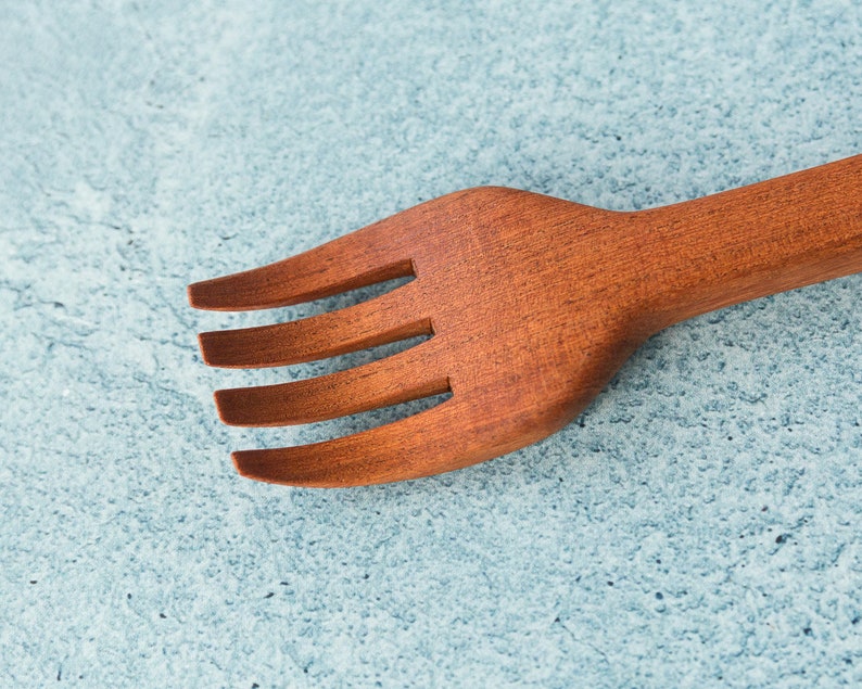 Wood Salad Server Set Wood Kitchen Utensil Salad Serving Set Cooking Gift Salad Servers Wooden Salad Servers Salad Servers Mesquite