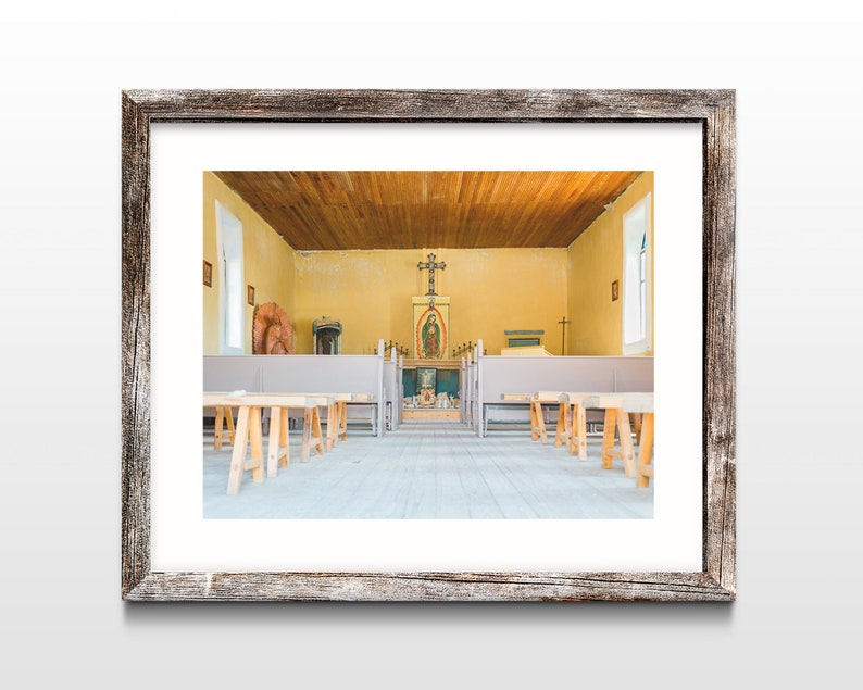 Church Photography, Church Wall Art, Old Church Art Print, Old Church Photo, Texas Photography, Texas Art Print, Catholic Wall Art image 1