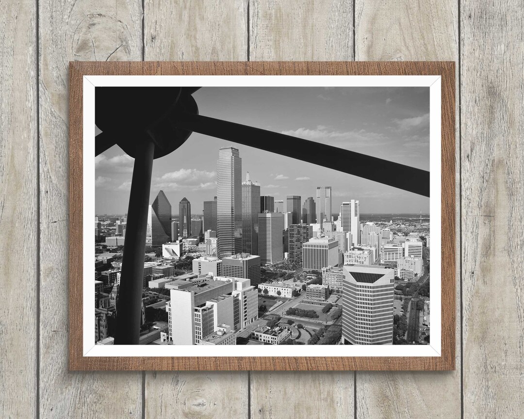 Dallas Skyline Wall Art, Dallas Photography, Dallas Texas Art Print