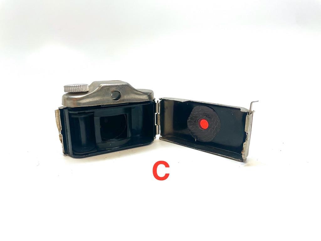 Vintage Crystar Miniature Mini Novelty Spy Camera, With Box, Mini