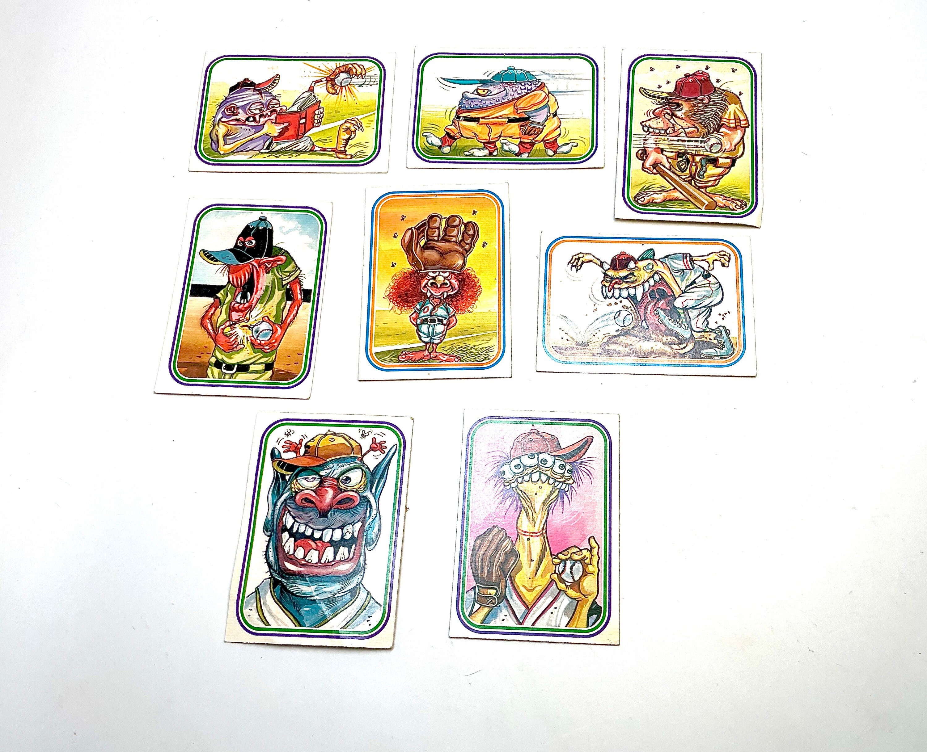 Vintage Donruss Baseball Super Freaks, Series 1, Stickers