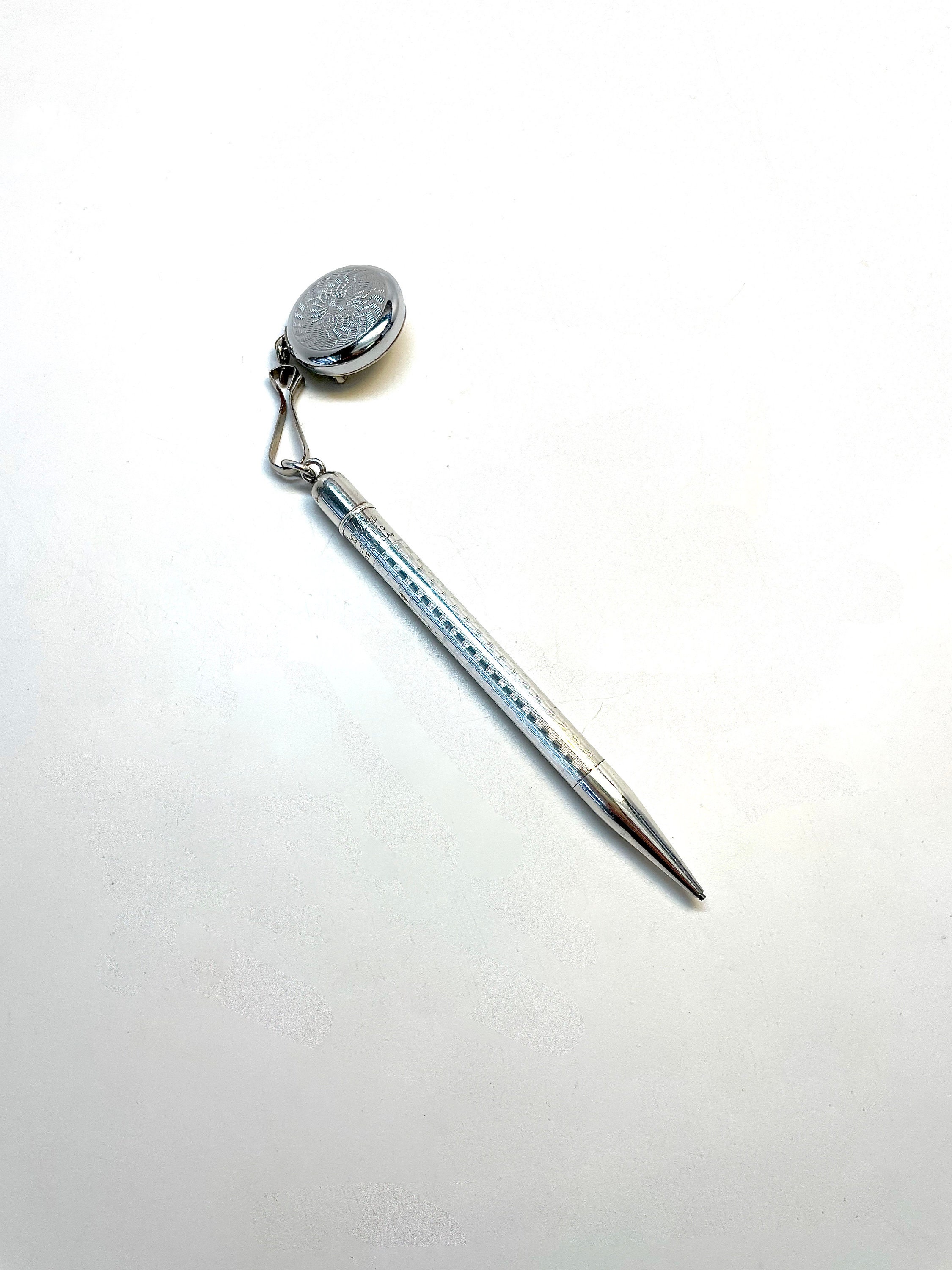 Antique Sterling Silver Mechanical Pencil, Conklin, No2bs, Pat 7-6