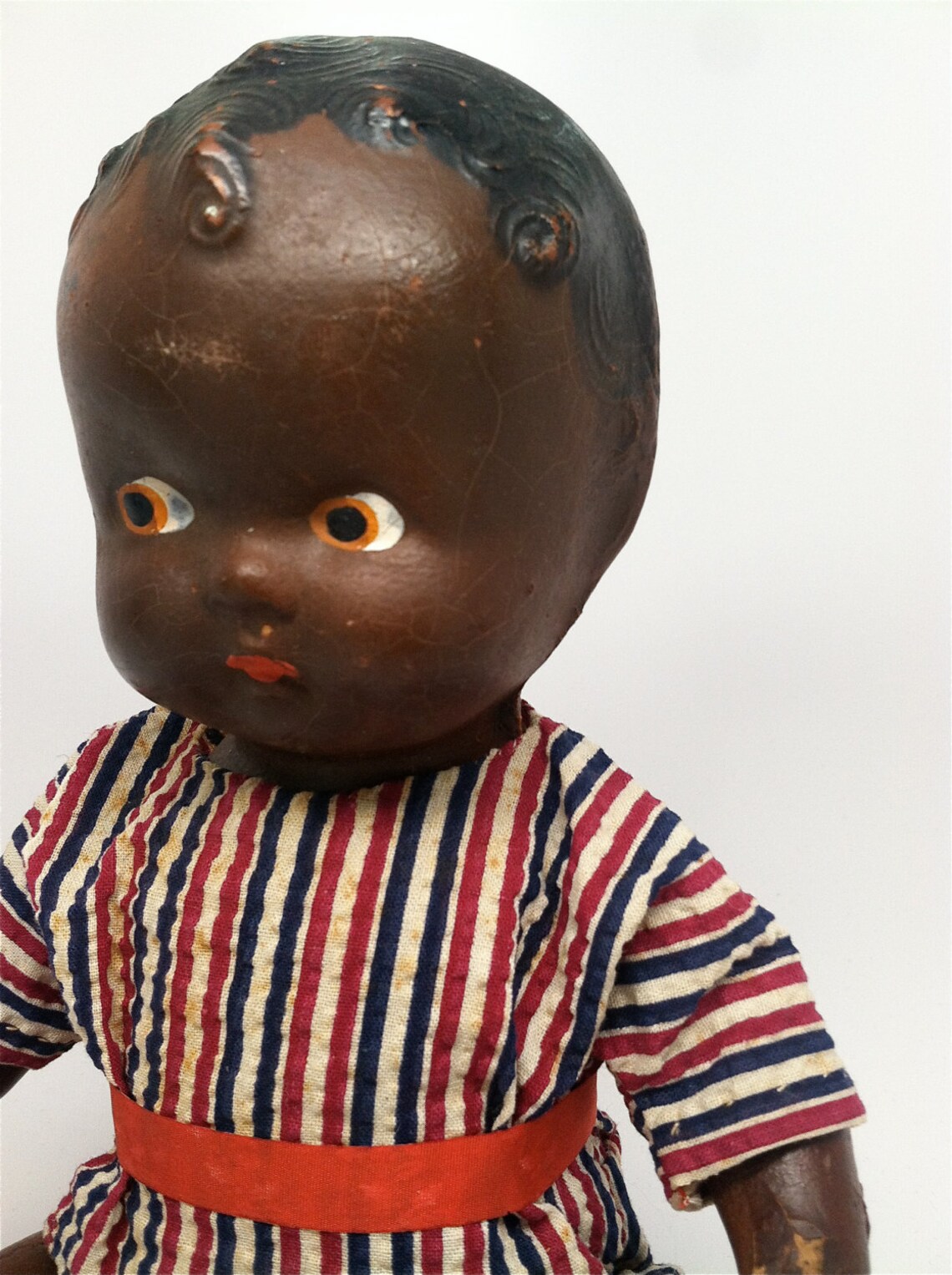 Antique Black Americana Composition Baby Doll African Etsy