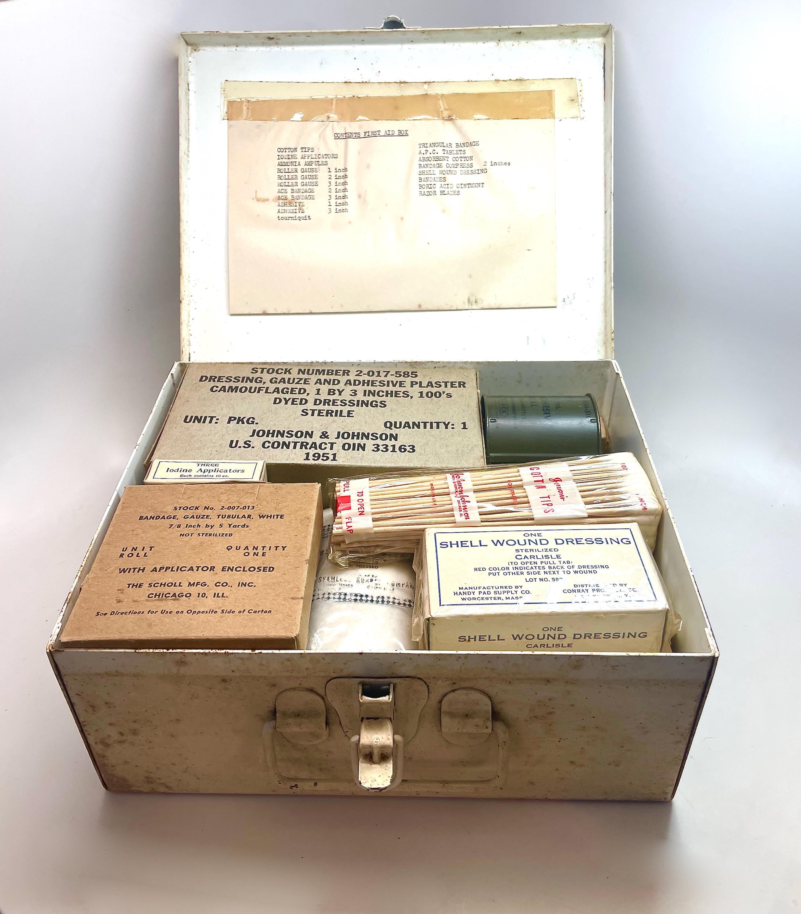Military Field Medic Kit From Korean War, Military Doctor, First