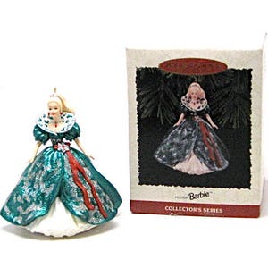 1995 holiday barbie ornament