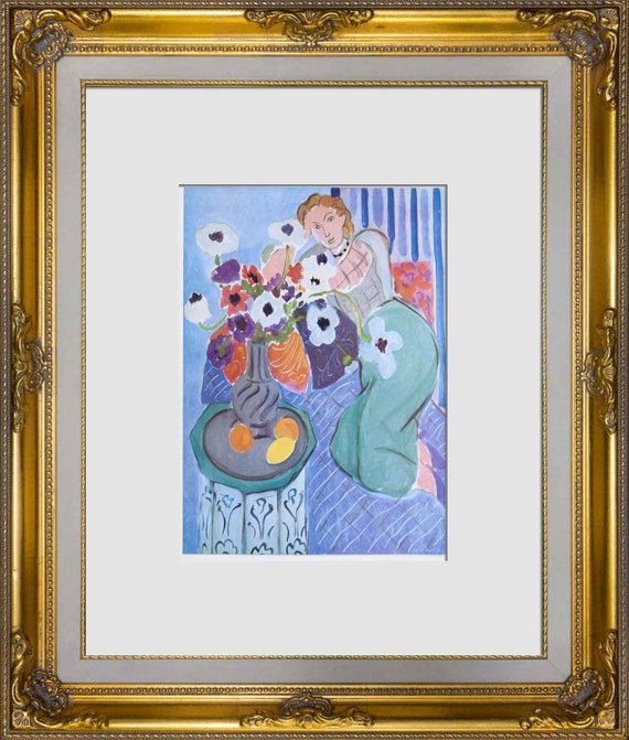 アンリ・マティス (1869-1954) 限定版リトグラフ | ブルー・オダリスク